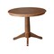 International Concepts Round 36 in Round Top Pedestal Table with 12 in Leaf, 30.1 in H, Distressed Oak, 36 in W, 48 in L K42-36RXT-27B - alternate 10